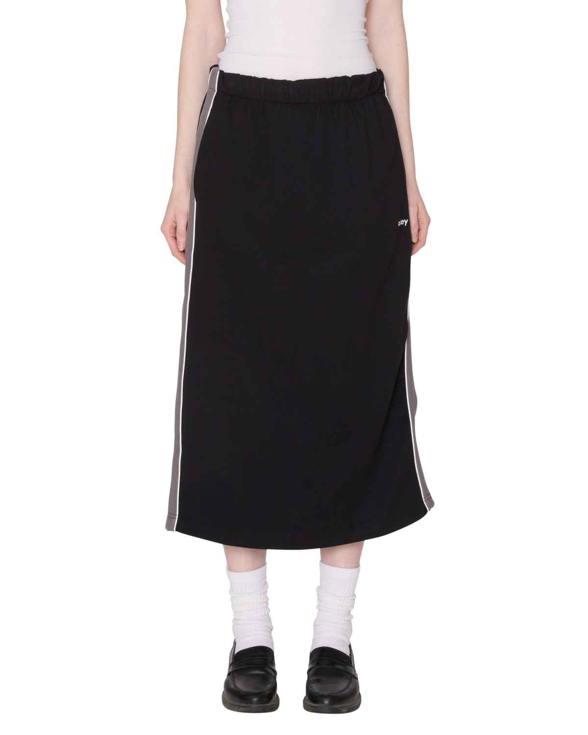 obey-malia-track-skirt-black