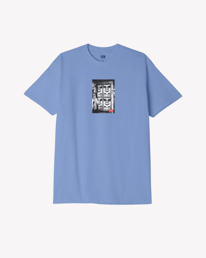 OBEY ICON PHOTO CLASSIC T-SHIRT DIGITAL LAVENDER