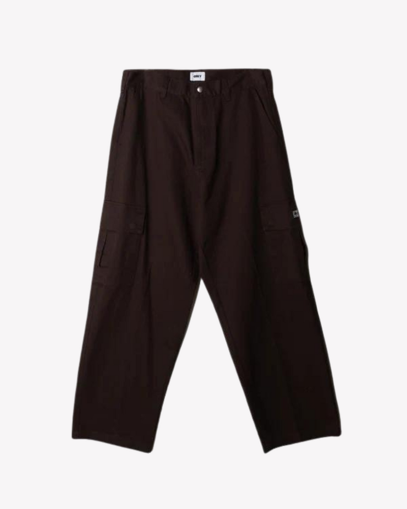 BIGWIG BAGGY TWILL CARGO PANT JAVA BROWN | OBEY Clothing