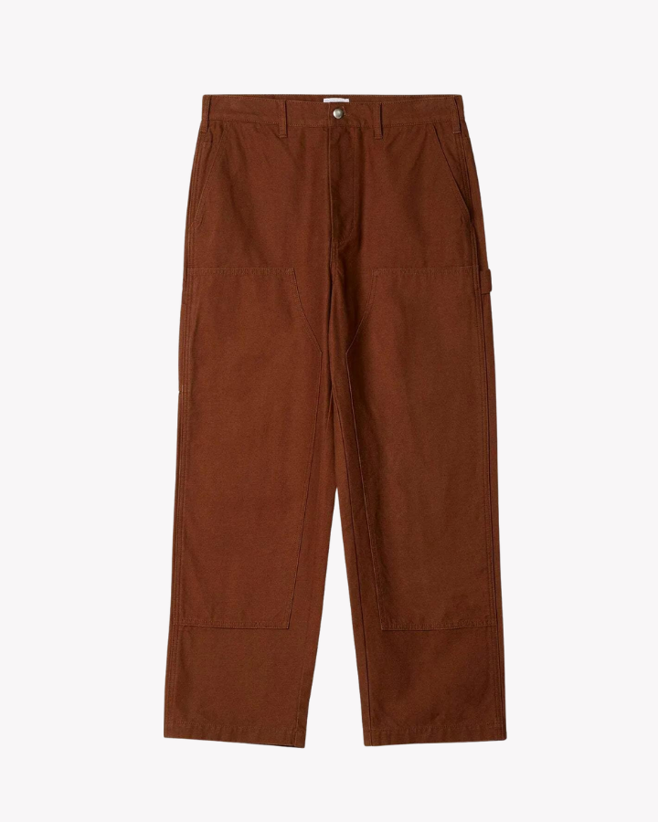 BIG TIMER TWILL DBL KNEE PANT SEPIA | OBEY Clothing