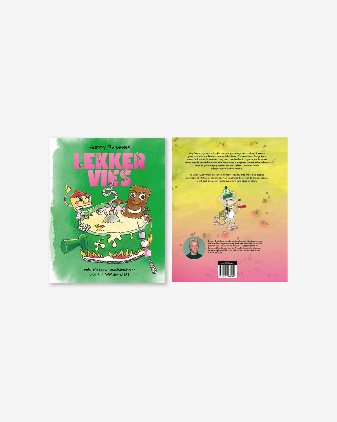 FREDDY TRATLEHNER LEKKER VIES BOEK (GESIGNEERD)