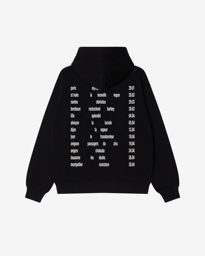 OBEY x ADELE CASTILLON BOX FIT PREMIUM HOOD BLACK