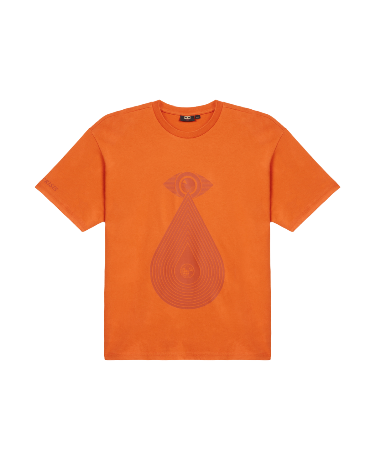 OBEY X NAPA T-SHIRT HEAVYWEIGHT T-SHIRT Orange Corroded