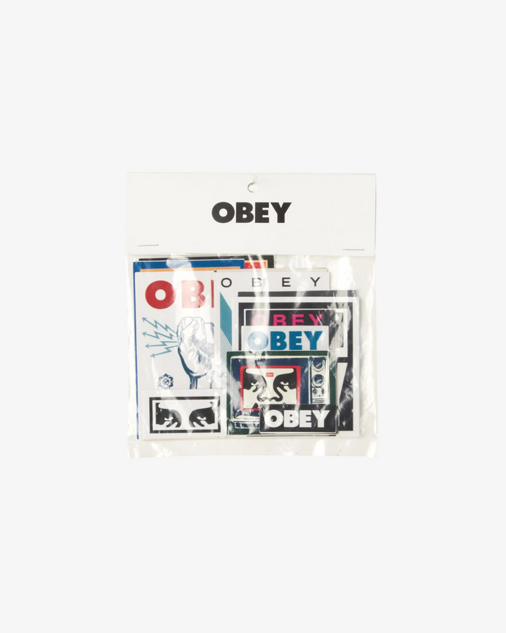 OBEY STICKER PACK #7 ast