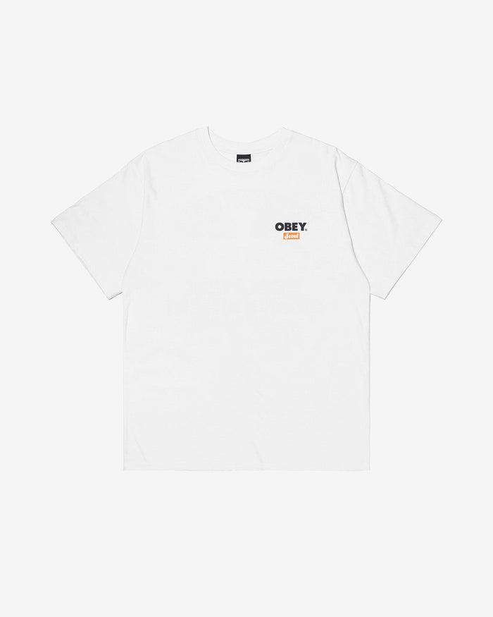 WORLDWIDE SEOUL CUSTOM T-SHIRT WHITE / ORANGE