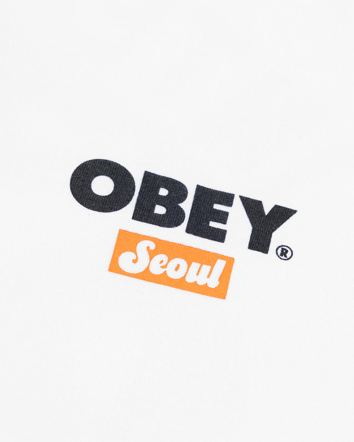 WORLDWIDE SEOUL CUSTOM T-SHIRT WHITE / ORANGE