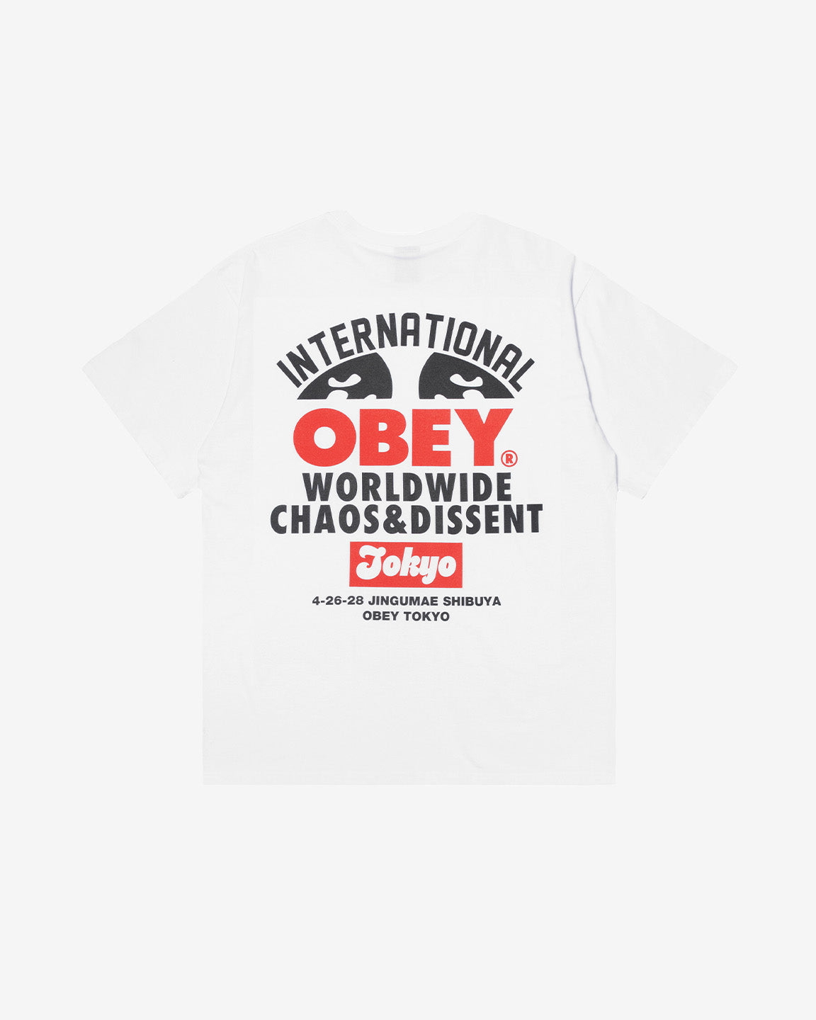 WORLDWIDE TOKYO CUSTOM T-SHIRT WHITE / RED