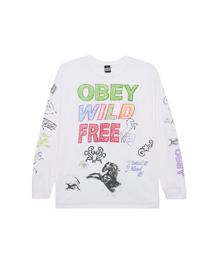 WILD FREE LS VINTAGE T-SHIRT