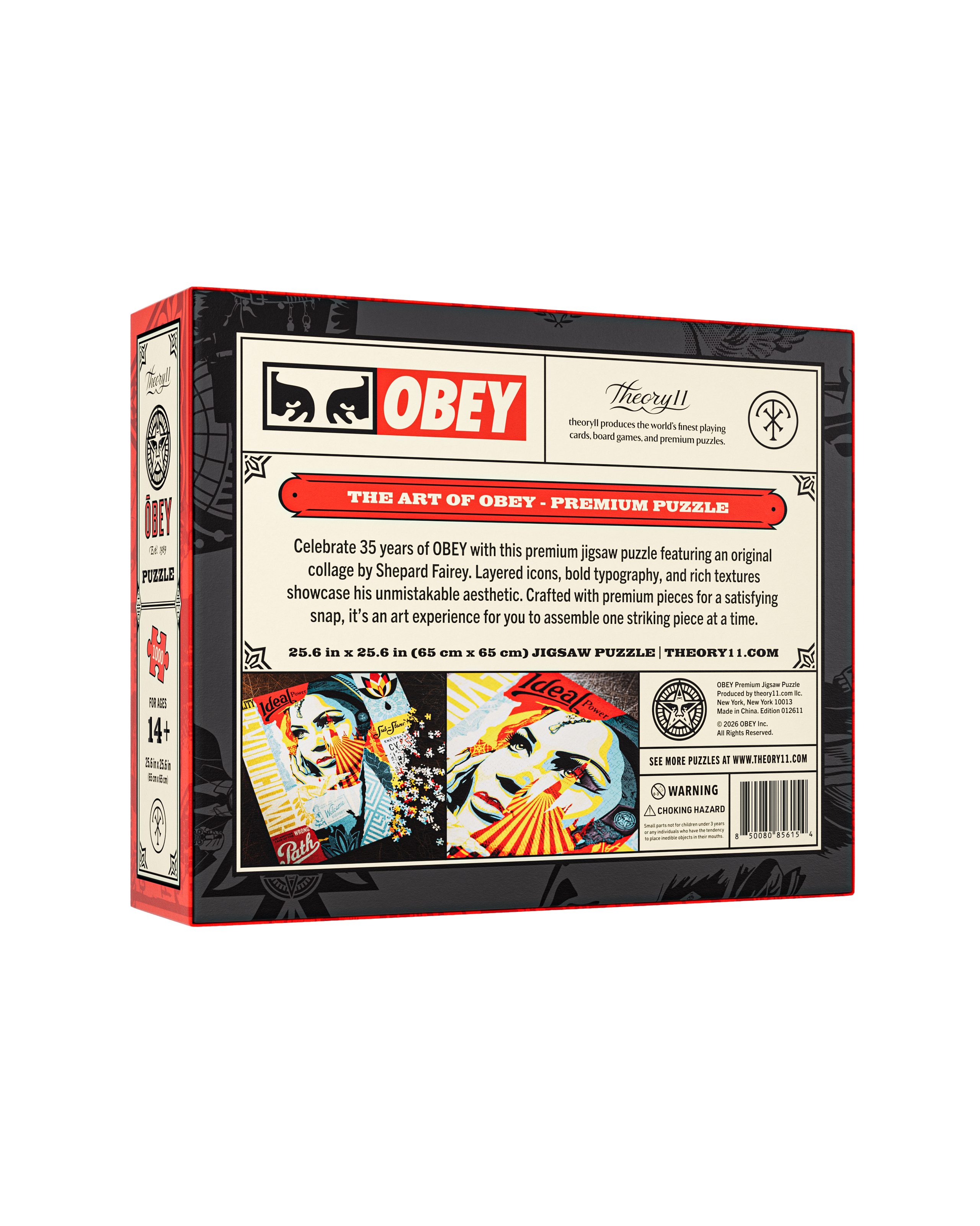 OBEY X THEORY11 JIGSAW PUZZLE (zoomed)