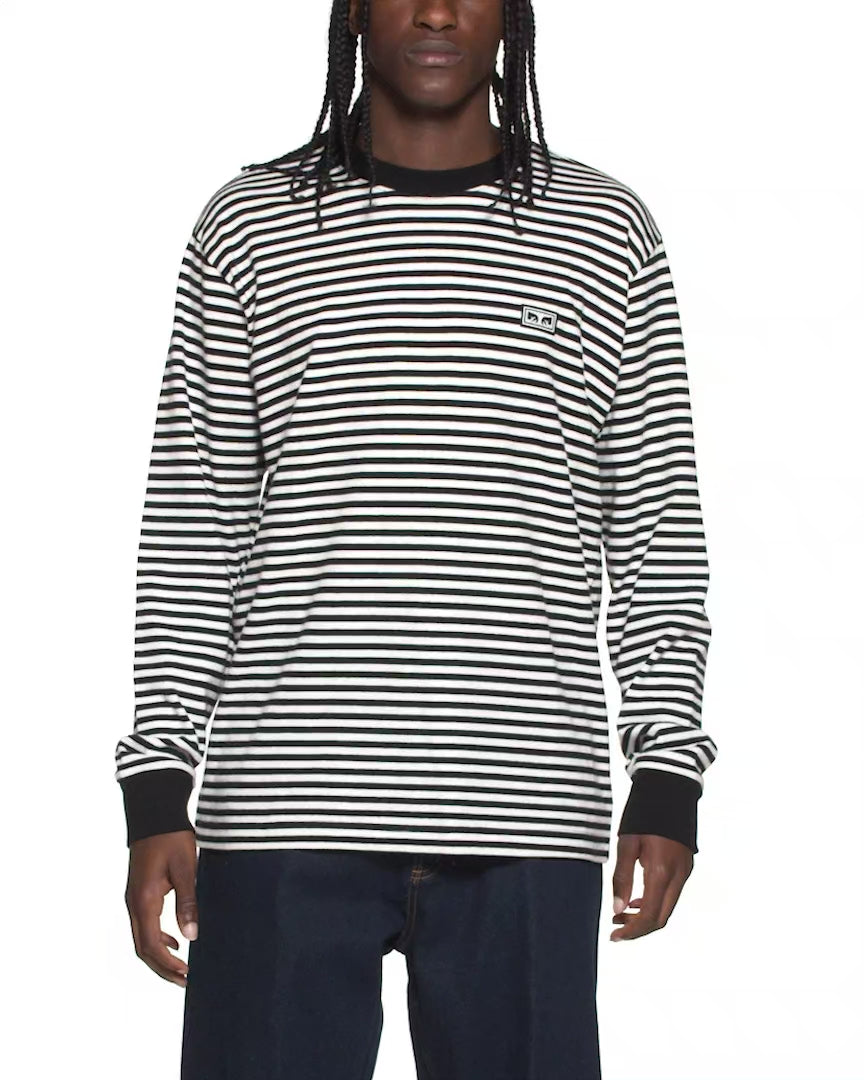 EST. WORKS LS STRIPE T-SHIRT – OBEY CLOTHING EU