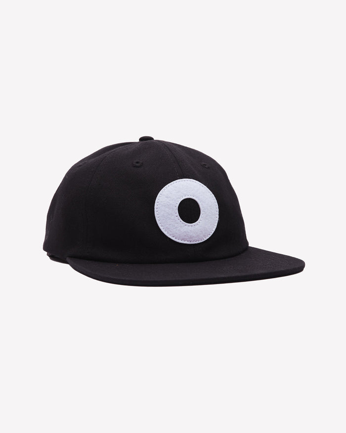 BLOCK 6 PANEL STRAPBACK BLACK