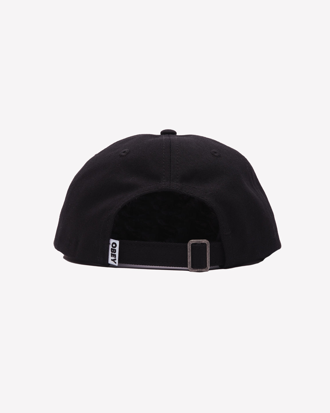 BLOCK 6 PANEL STRAPBACK BLACK