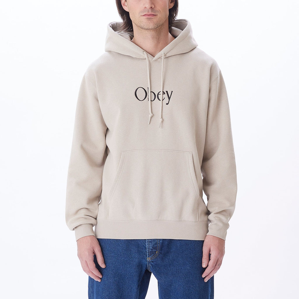 AGES PULLOVER HOOD SILVER GREY | OBEY Clothing