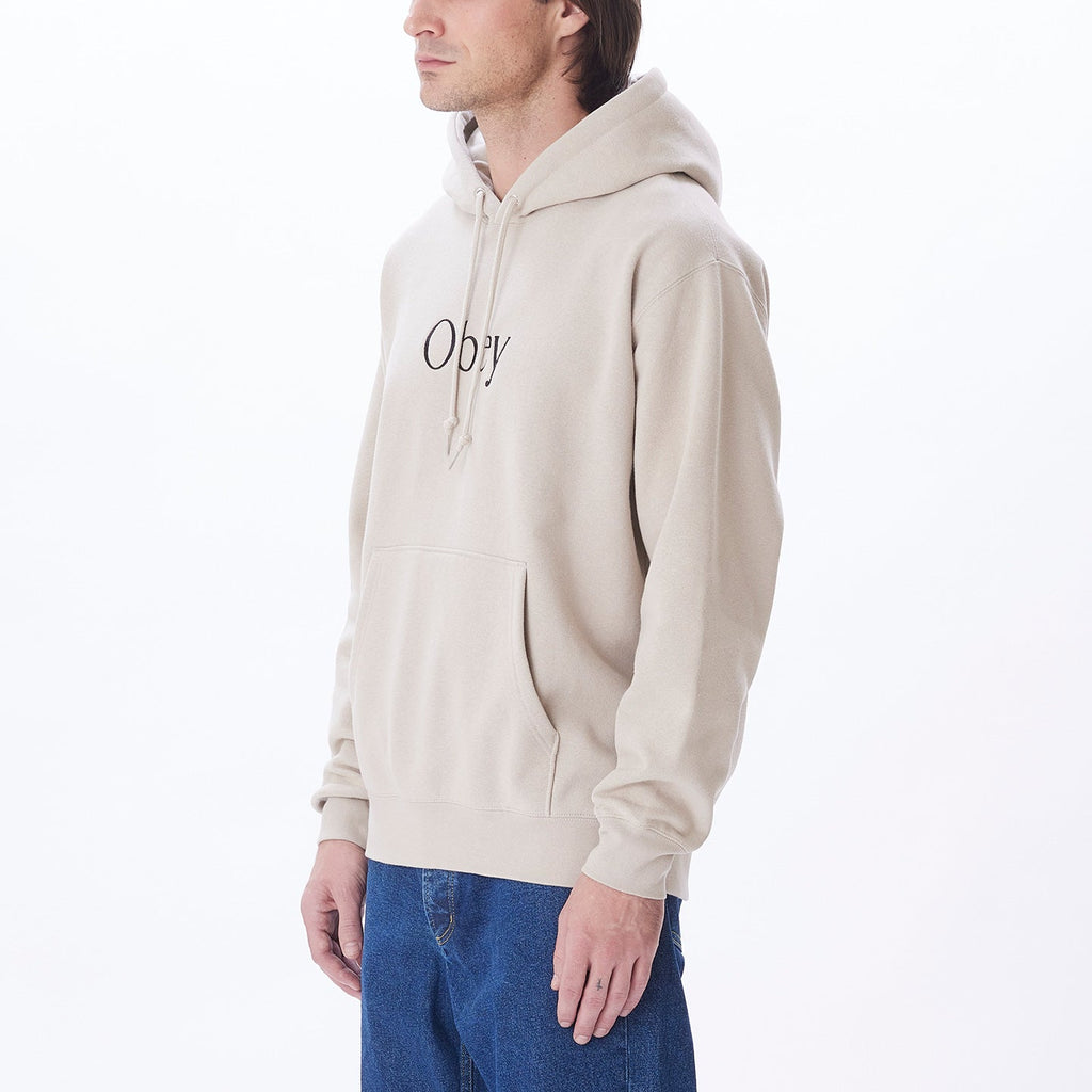 AGES PULLOVER HOOD SILVER GREY | OBEY Clothing