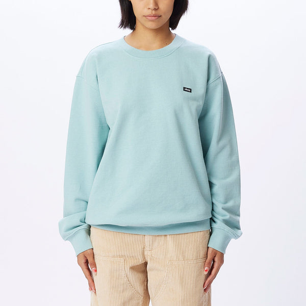 TIMELESS RECYCLED HEAVY CREWNECK SKY BLUE PIGMENT