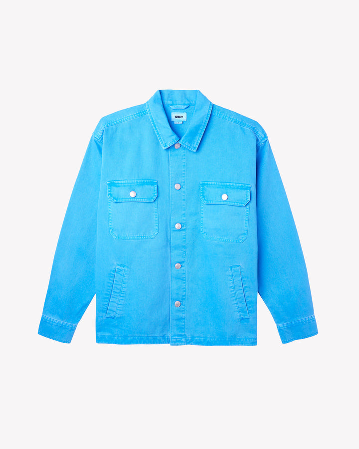 DIVISION SHIRT JACKET PIGMENT FRENCH BLUE