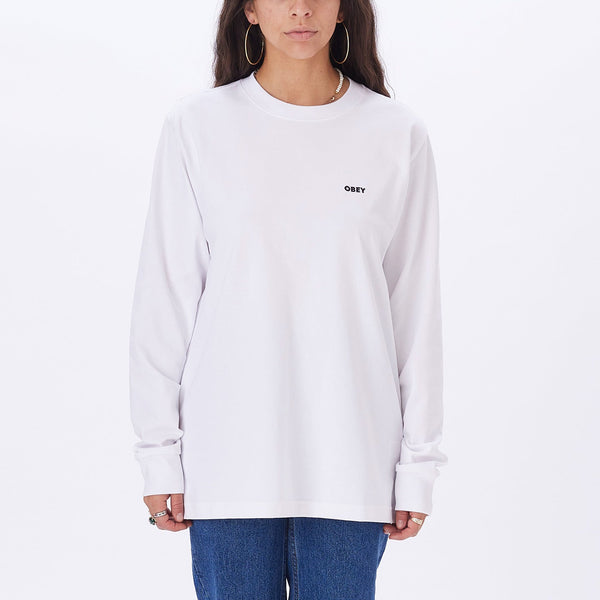 ABLISHED WORKS BOLD LS T-SHIRT WHITE