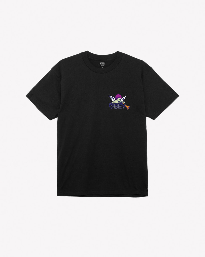 BABY ANGEL CLASSIC T-SHIRT BLACK | OBEY Clothing