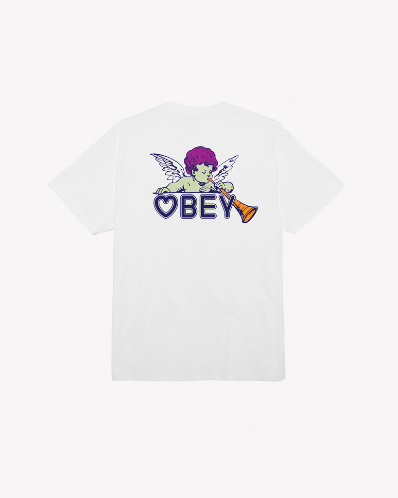 BABY ANGEL CLASSIC T-SHIRT WHITE | OBEY Clothing