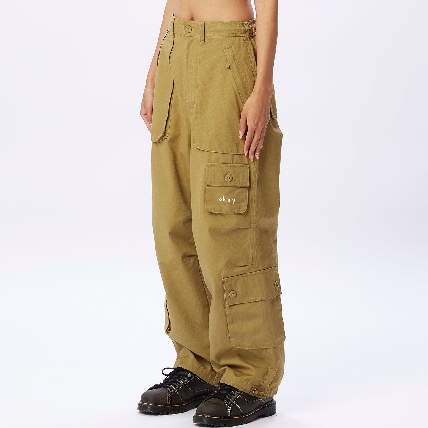 Obey Clothing BIG DIVISION PANT - Cargo trousers - sepia/brown - Zalando.de