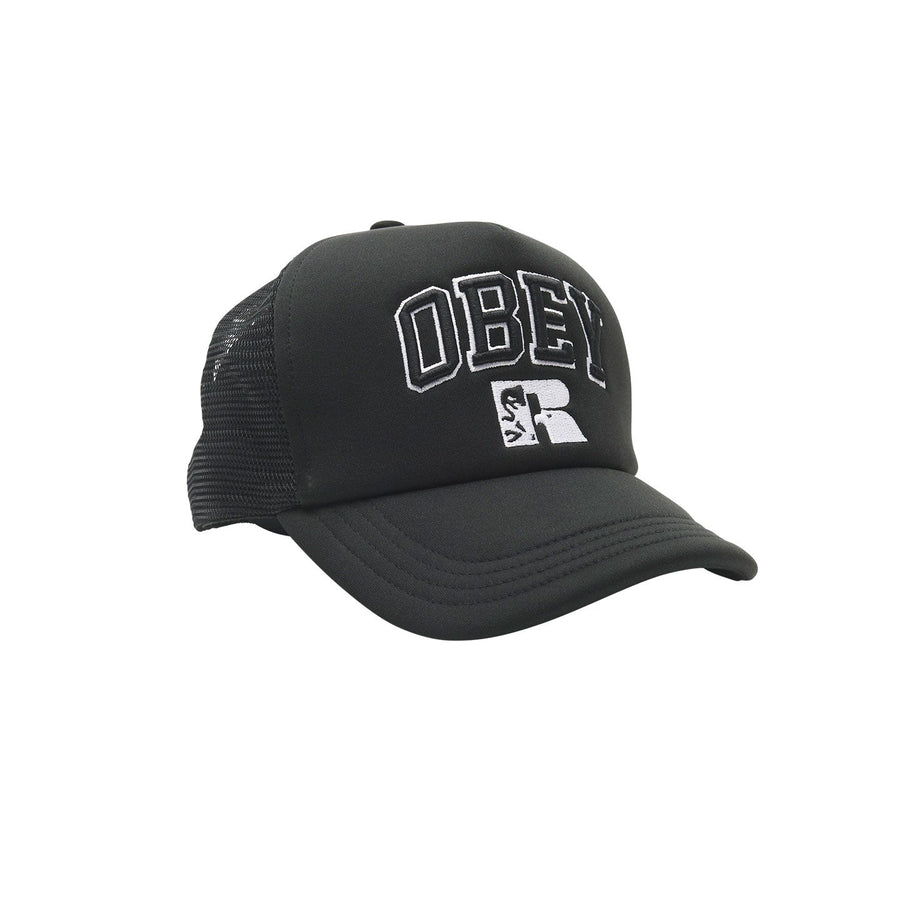 RUSSELL X OBEY TRUCKER HAT black